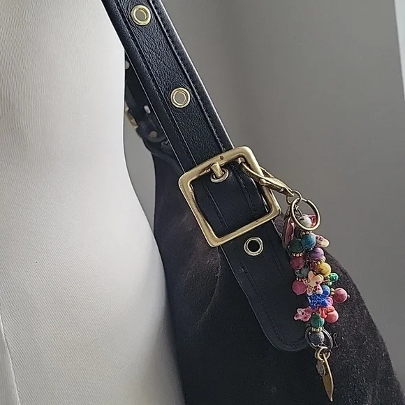 Vintage COACH Black Berkeley XL Duffle Feed Sac #9010 - Picture 8 of 16